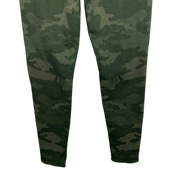 New American Eagle Jeans Curvy Super Hi Rise Jeggings Green Camo Women's 6 - Picture 7 of 11